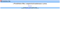 Desktop Screenshot of e-workordersplus.com