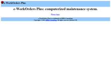 Tablet Screenshot of e-workordersplus.com